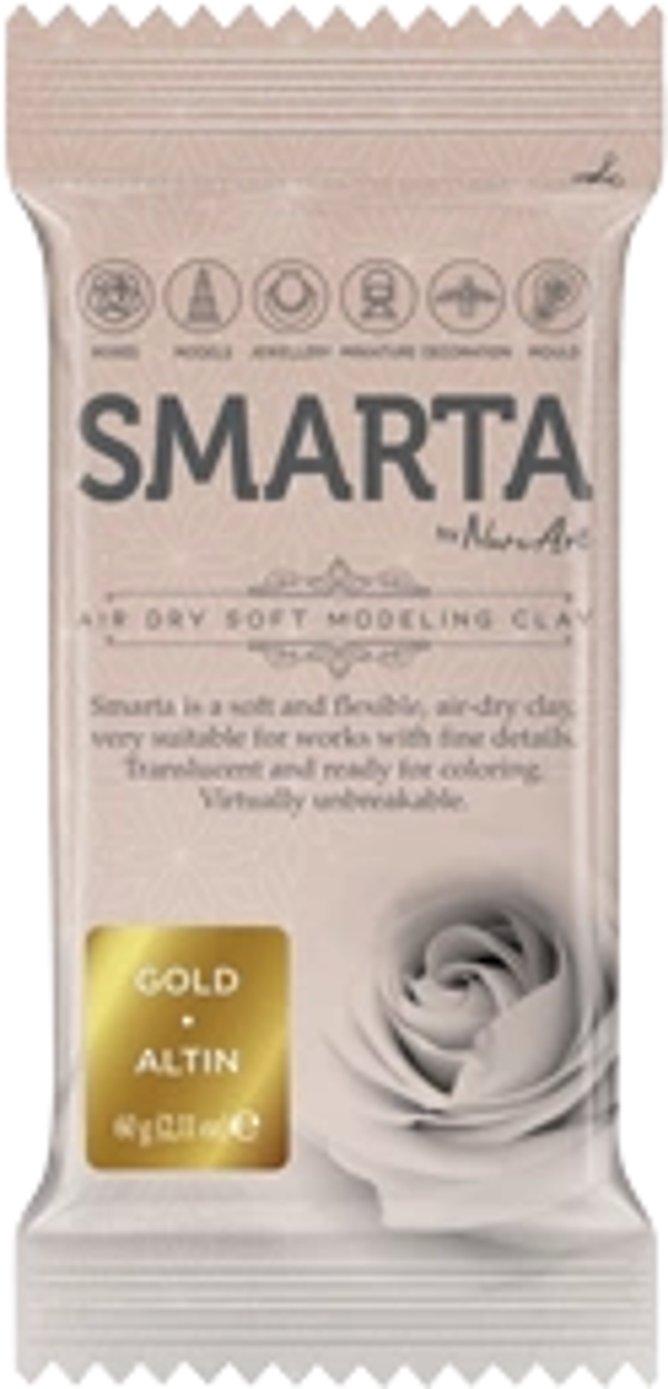 SMARTA HAVA İLE KURUYAN MODELLEME HAMURU 27 METALİK ALTIN 60gr - Image 1