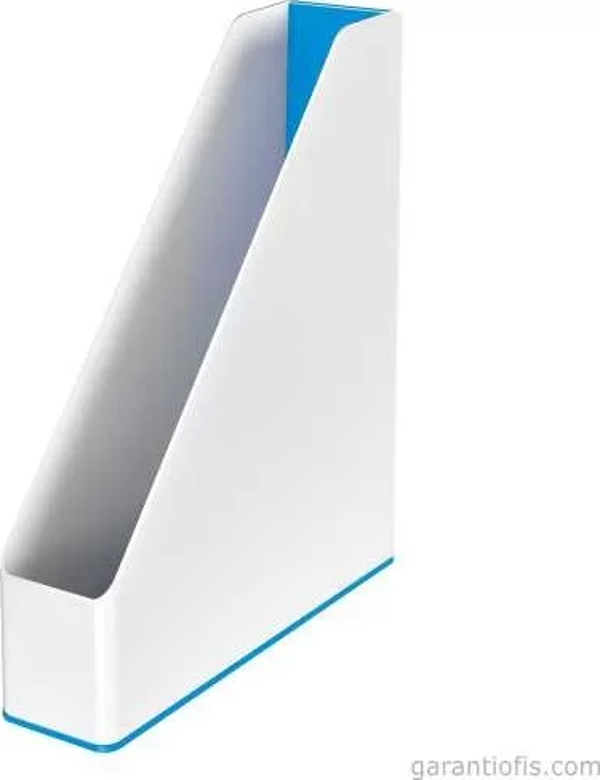 Leitz 5362 WOW Duo Metalik Mavi Kutu Klasör (Magazinlik) - Image 1
