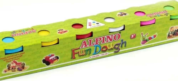 Alpino Dp-000301 6'lı Oyun Hamuru 100 gr - Image 1