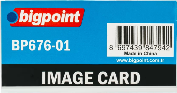 Bigpoint Akrilik İsimlik Dikdörtgen Şeffaf - Image 1