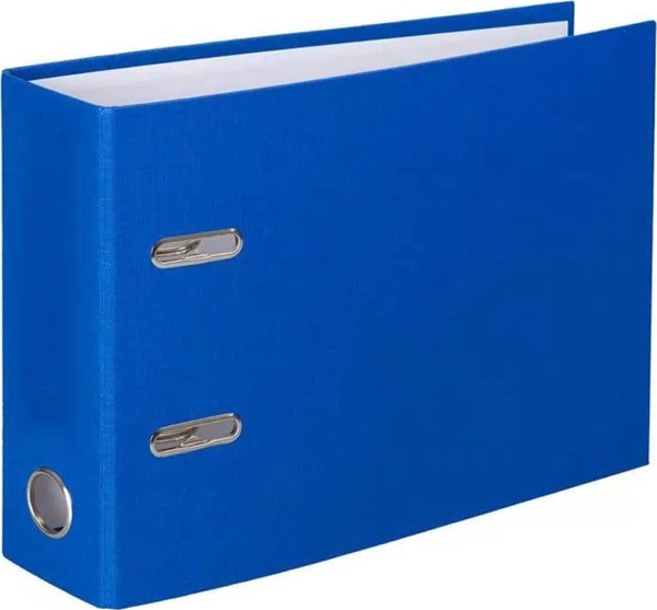 My File Geniş Plastik Telgraf A5 Boy Klasör Lacivert - Image 1