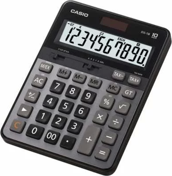 Casio DS-1B Vergi ve Döviz Fonksiyonlu Profesyonel Hesap Makinesi (10 Haneli) - Image 1