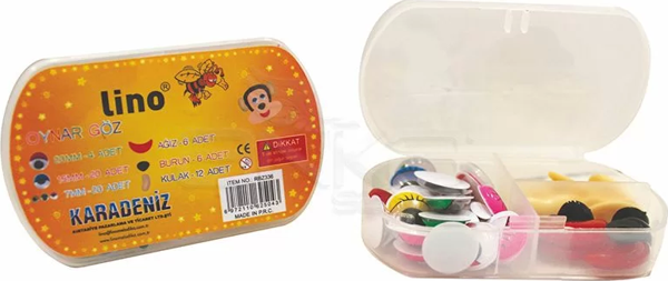 Lino Karadeniz Oynar Göz + Burun + Kulak + Ağız Set 64 Parça RBZ336 - Image 1