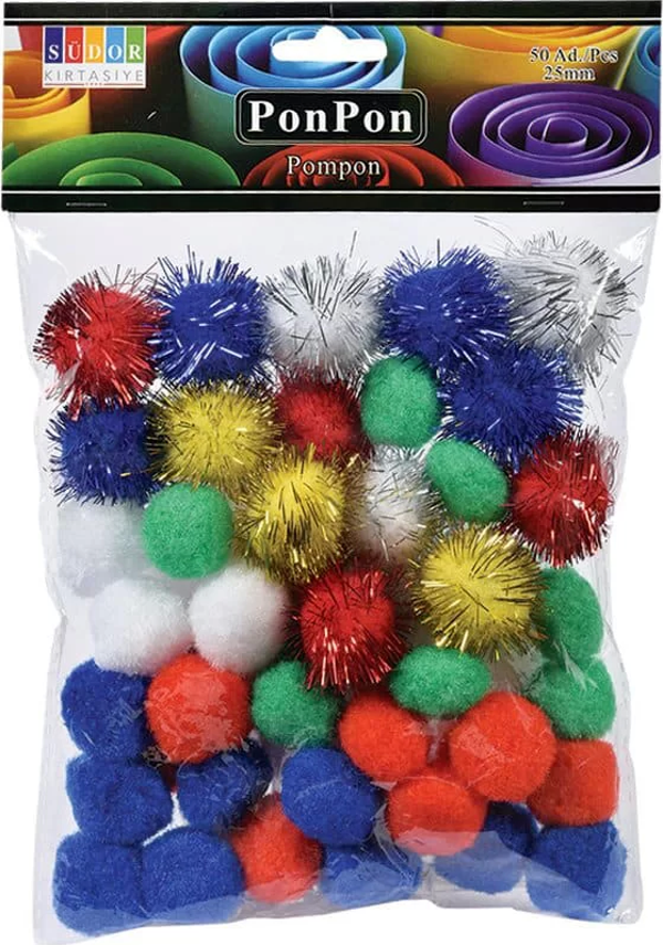 Südor Pon Pon Metalik-Normal Renkler 50li SS24 - Image 1