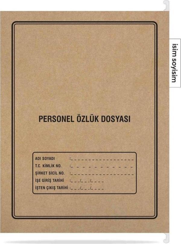 Metal Askılı Personel Özlük Dosyası 4 Yapraklı 1 Adet - Image 1
