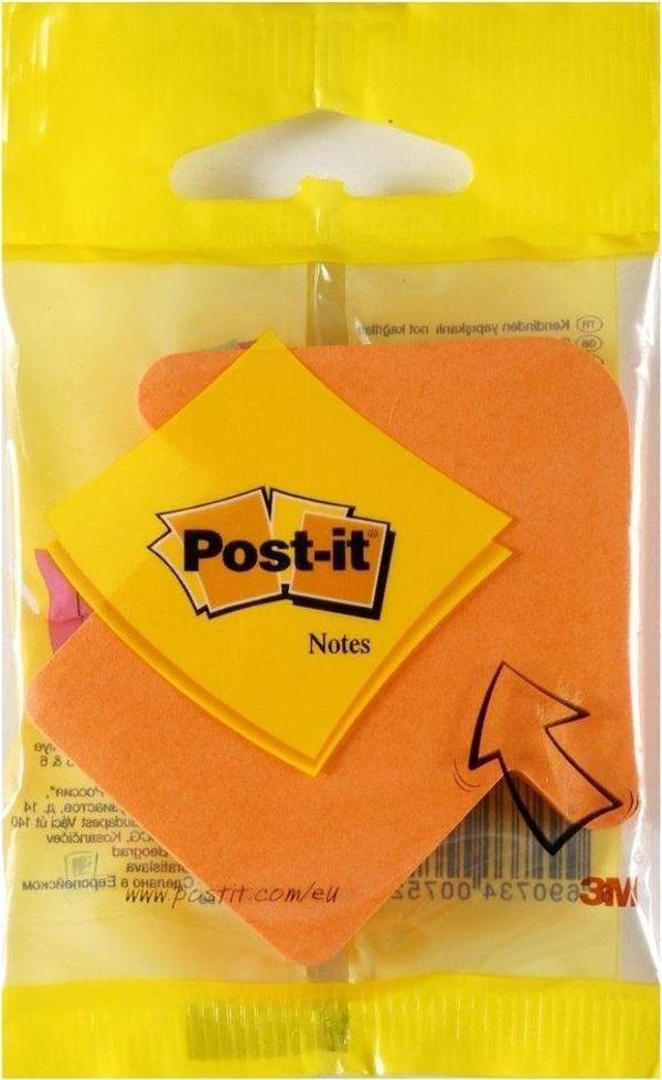 Post-it Ok Şekilli Not 3 Renk 225 Yaprak 2007A - Image 1