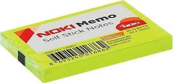 Noki Yapışkanlı Not Kağıdı Memo 51x75 mm Yeşil - Image 1