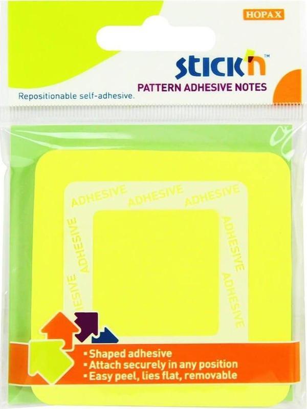 Stickn Yapışkanlı Not Kağıdı 70X70 Kare Şekilli Sarı 50 Yaprak 2154100 - Image 1