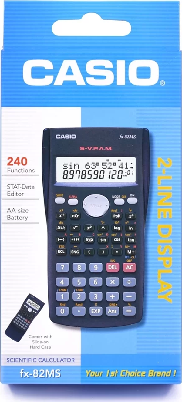Casio Bilimsel Standart Model Hesap Makinesi FX-82MS - Image 1