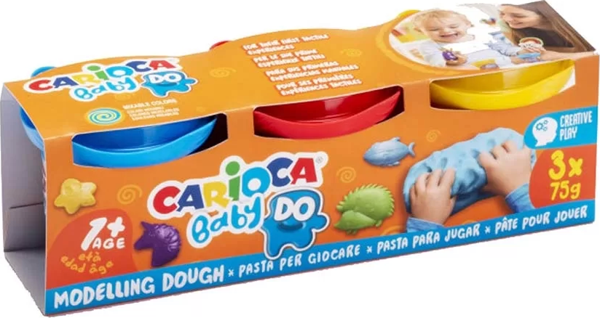 Carioca Bebek Oyun Hamuru 3 Renk X 75 Gr 1+ Yaş 43179 - Image 1
