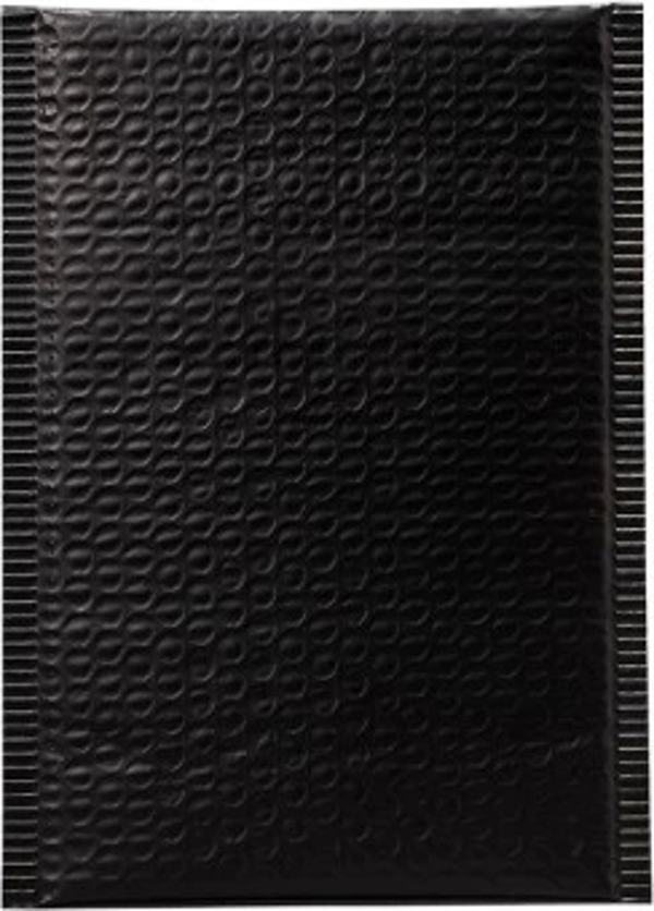 BANTLI BALONLU SİYAH ZARF 25X35 + 5 CM 25 adet - Image 1