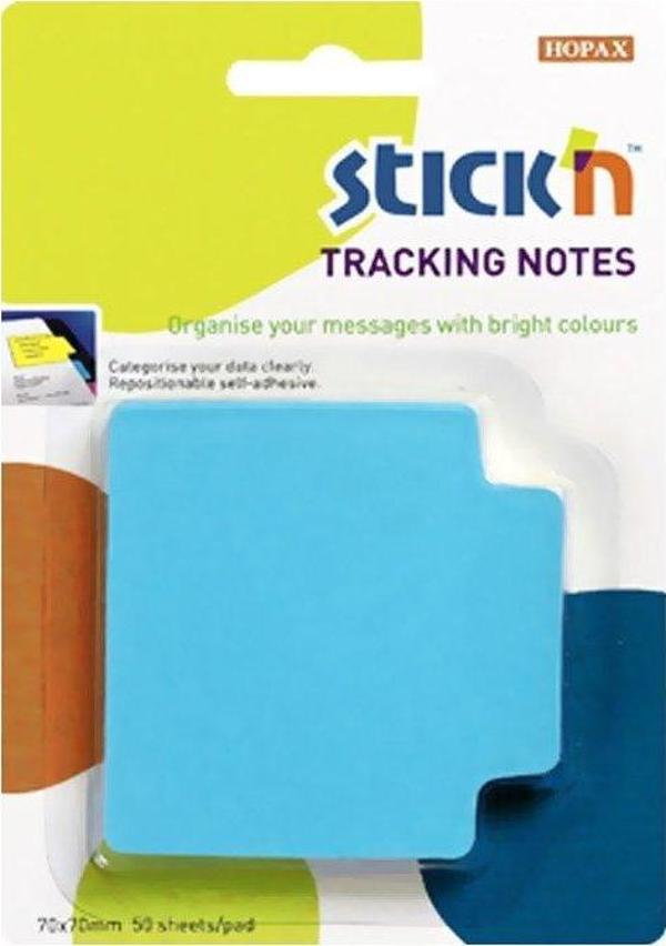 STİCK'N 21479 YAPIŞKANLI NOT KAĞIDI 70x70 NEON MAVİ - Image 1
