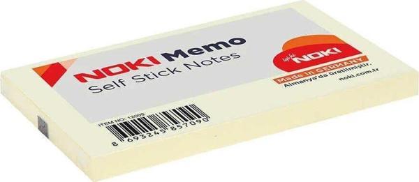 Gıpta Stick'n Yapışkanlı Not Kağıdı 76x127 Pastel Sarı 100 Yaprak - Image 1