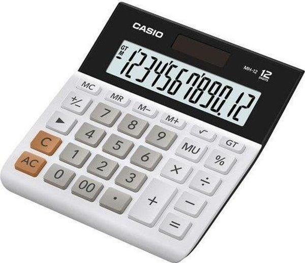 Casio MH-12WE Geniş Ekranlı Masaüstü Hesap Makinesi (12 Haneli) - Image 1