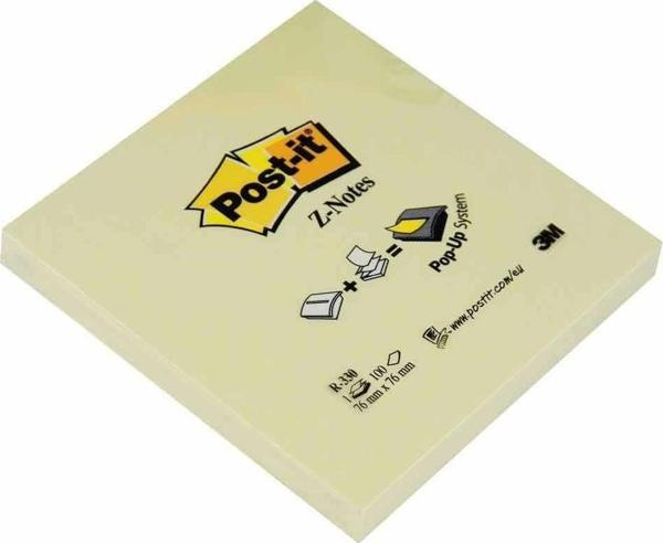 Post-it Yapışkanlı Not Kağıdı 76x76 mm 100 Yaprak Sarı - Image 1