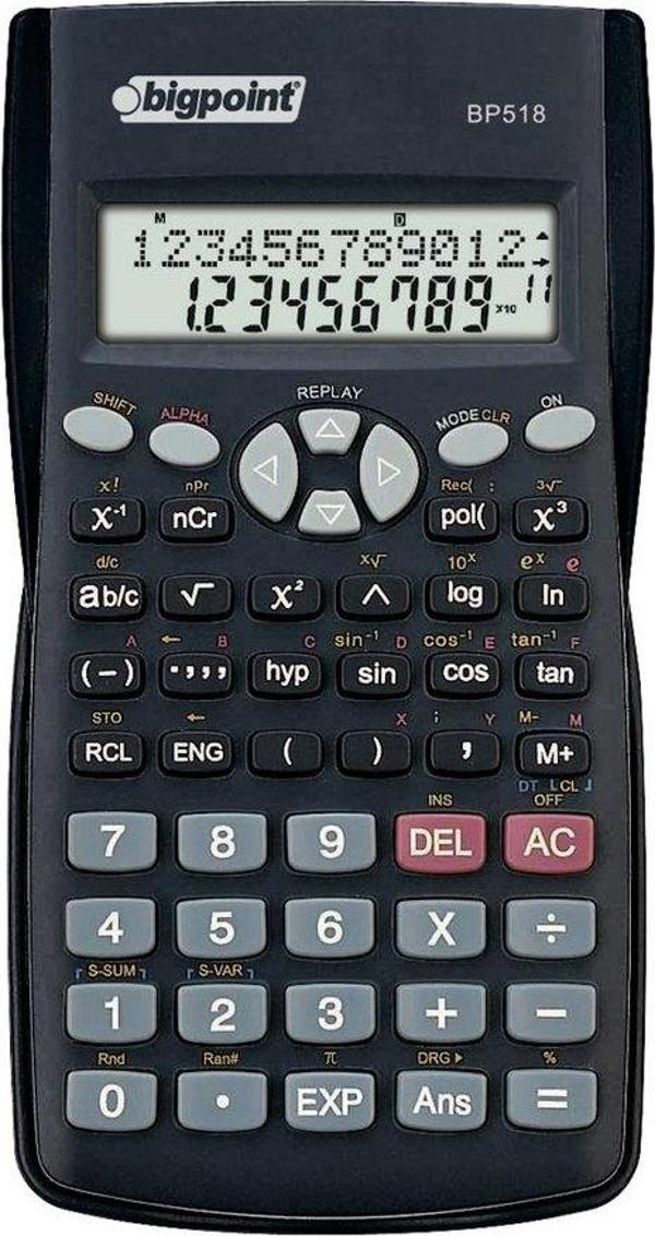 Bigpoint FX Fonksiyonlu Hesap Makinesi (12 Hane) - Image 1