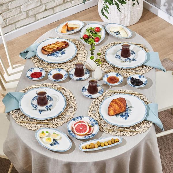 Karaca Nostalji 32 Parça 6 Kişilik Kahvaltı Takımı - Image 1