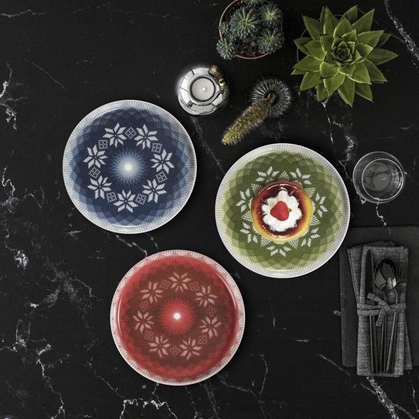 Güral Porselen Bilbao 6 Parça 21 cm Pasta Takımı 3100 - Image 1