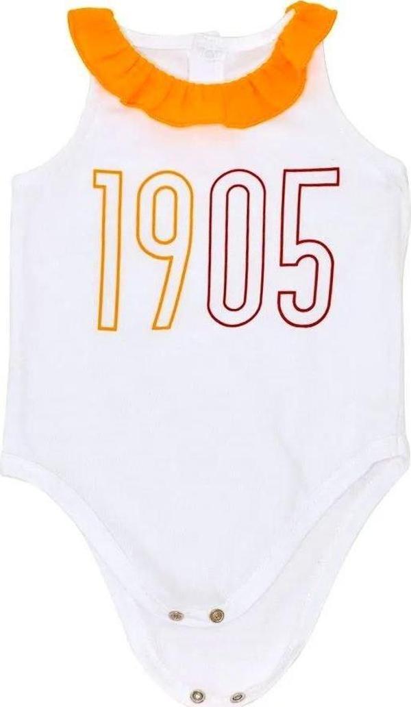 Galatasaray Orijinal Lisanslı Bebek Zıbın Etek 2'li Set - Image 1