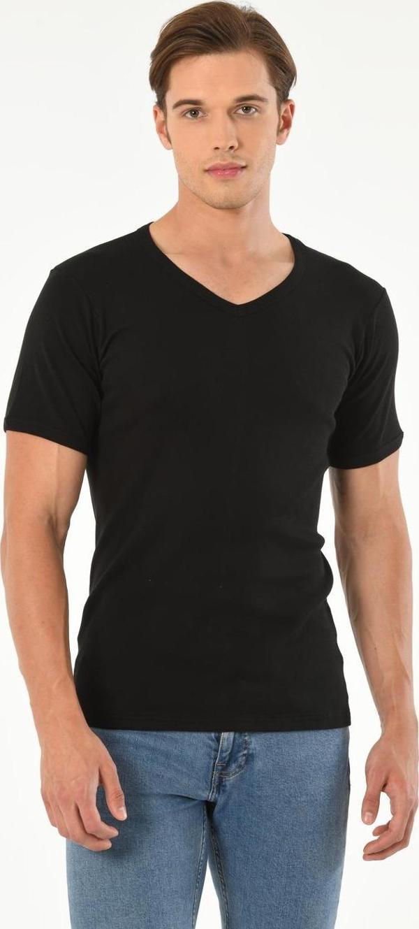 RİBANA ERKEK V YAKA KISA KOL - Image 1