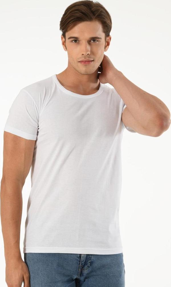 6'LI PENYE ERKEK BİSİKLET YAKA KISA KOL - Image 1