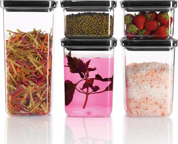 OMS Nova 10 Parça Akrilik Saklama Kabı Gri 9144 - Image 1