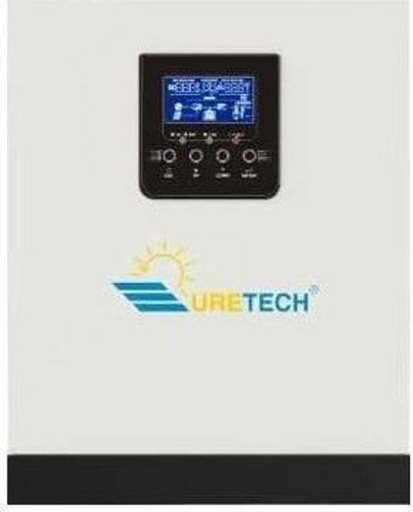 Uretech 1500VA 1200 Watt 12V Tam Sinüs Akıllı MPPT 40A İnverter HMS1.5K-12V - Image 1
