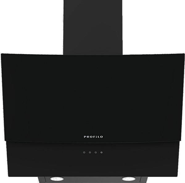 Profilo DVE6G560 Siyah Cam Yüzey Duvar Tipi Davlumbaz - Image 1