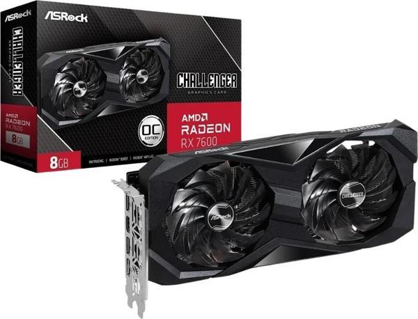ASRock Radeon RX 7600 Challenger 8G (OC) 8GB GDDR6 128 Bit Ekran Kartı - Image 1