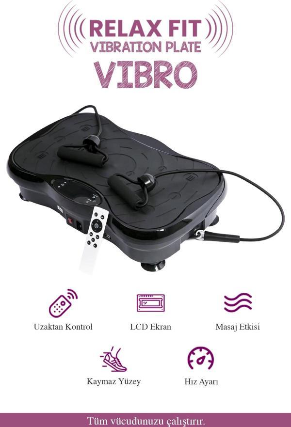 Relax Vibro Vibration Plate Egzersiz Ve Titreşimli Basen Karın Kol Bacak Spor Aleti - Image 1