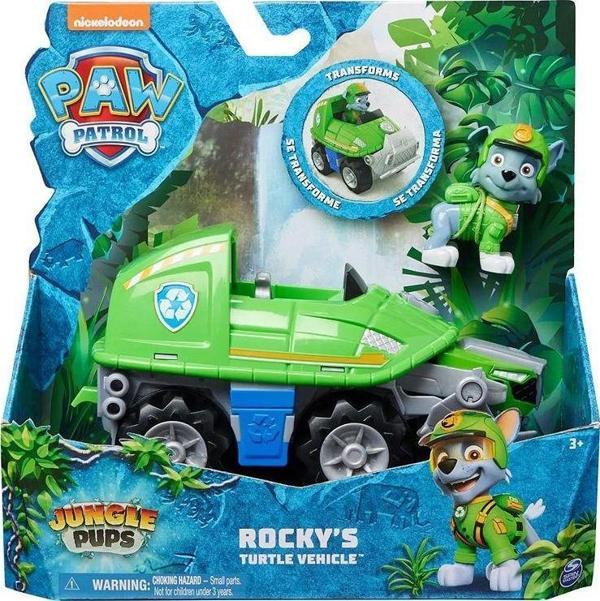 Paw Patrol Rocky's Turtle Vehicle Jungle Pups  - Image 1