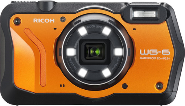Ricoh WG-6 Sualtı Fotoğraf Makinesi (Turuncu) - Image 1