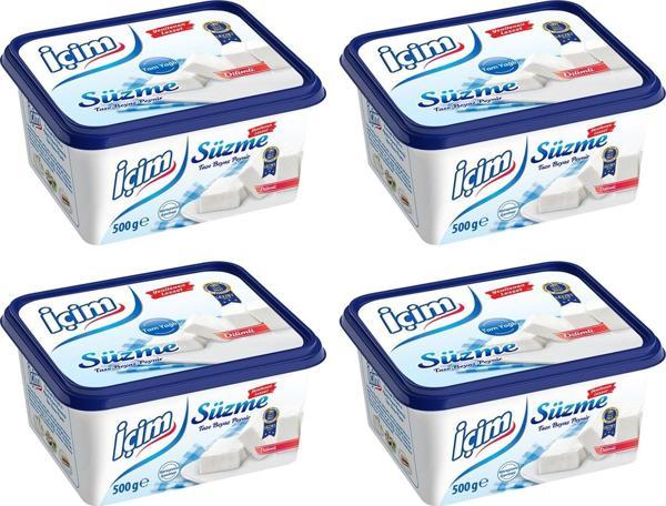 İçim Süzme Beyaz Peynir 500 gr x 4 Adet - Image 1