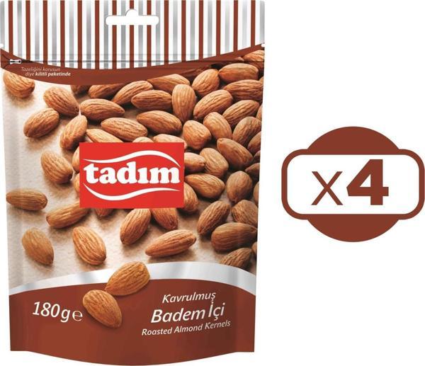 Tadım Kavurulmuş Badem İçi 180 G x 4 Adet - Image 1