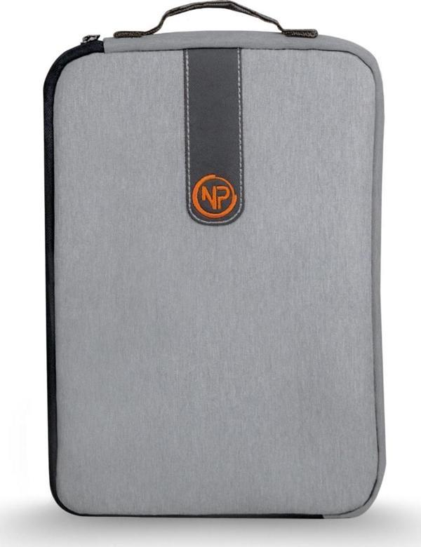 NPO Ace 13" Macbook, Apple Ipad Uyumlu,Ultra Korumalı Notebook & Tablet Kılıfı/Çantası-Açık Gri - Image 1