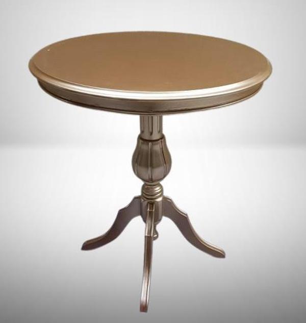Fiskos Sehpa EKO 90503 Baba 4Ayak 65 CM Hareketli MDF Tabla Parlak Gold El Yapım - Image 1