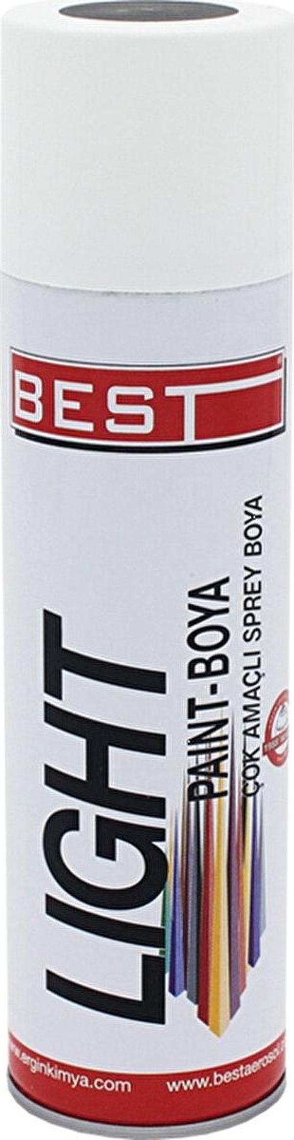 BEST LİGHT SPREY BOYA MAT SİYAH 250ml. - Image 1