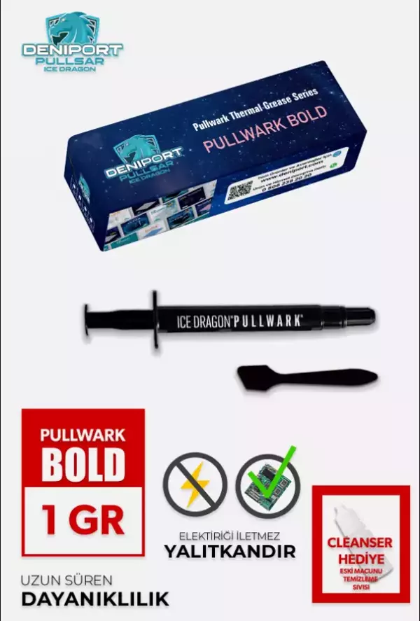 Pullsar Pullwark Bold 20w/m-k | Termal Macun | 1gr Yüksek Performanslı Ve Iletken Macun - Image 1