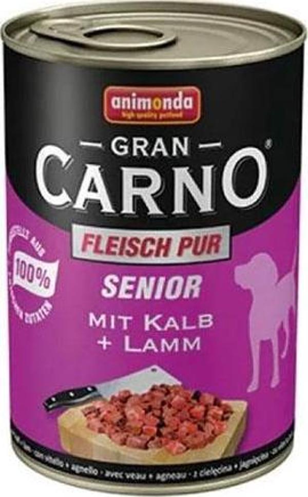 Animonda GranCarno Senior Sığır Etli Kuzulu Yaşlı Köpek Konservesi 6 Adet 400 Gr - Image 1