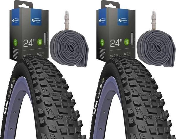 Rubena Ocelot 24x2.10 3mm Zırhlı Bisiklet Lastik Seti - Image 1