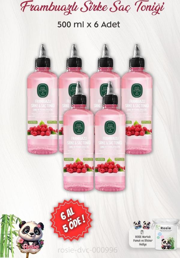 6 AL 5 ÖDE Eyüp Sabri Tuncer Frambuazlı Sirke & Saç Toniği 500 ml ve ROSIE - Image 1
