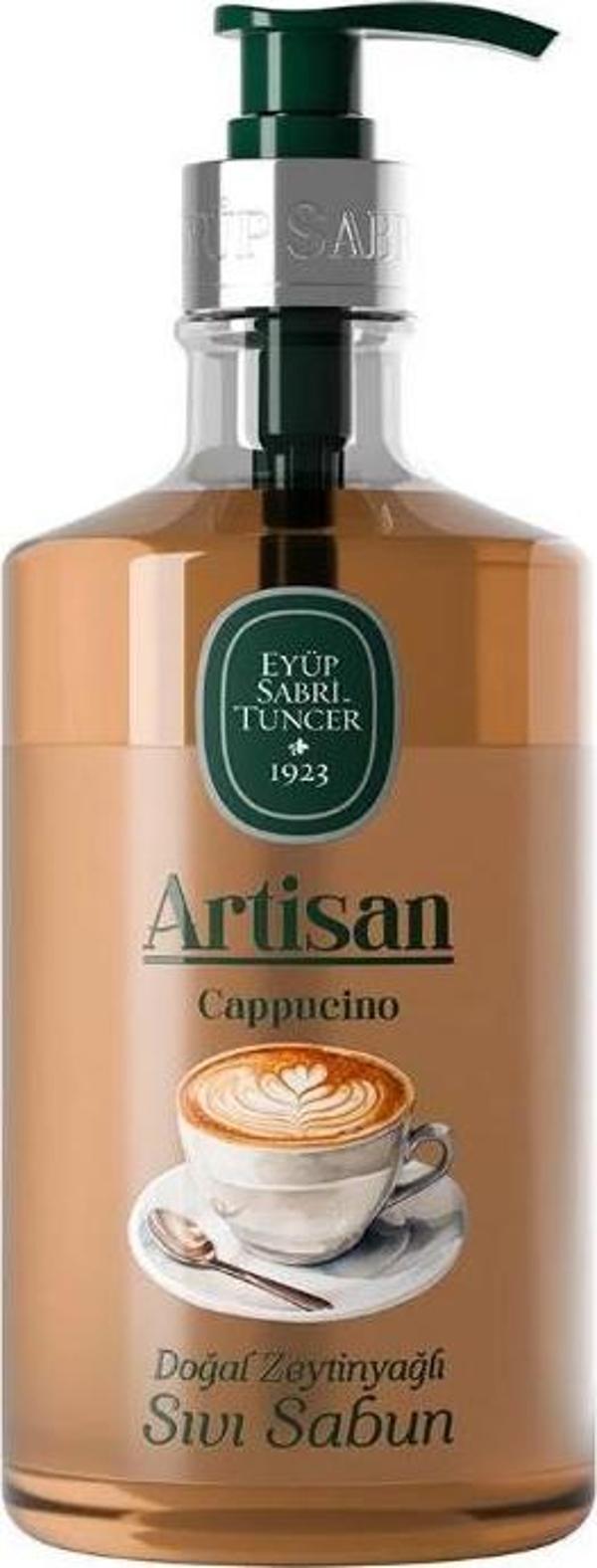 Eyüp Sabri Tuncer Artisan Doğal Zeytinyağlı Sıvı Sabun Cappuccino 600 ml - Image 1