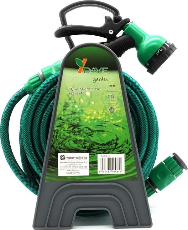 Daye Hortum Makaralı Sprey Tabancalı Set 10M Dy63610 - Image 1