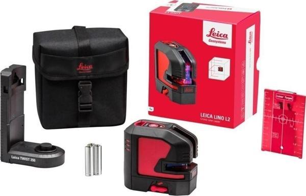 Leica Lıno L2S Çapraz Çizgili Kırmızı Lazer Terazi - Image 1