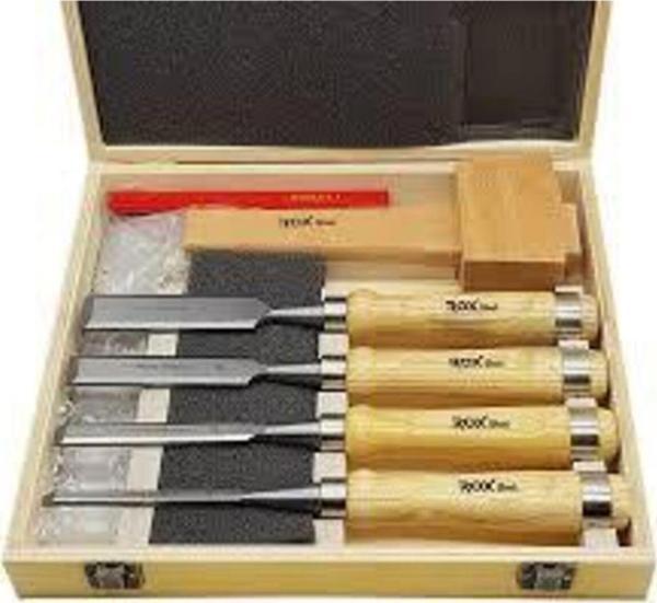 Rox Wood 9 Parça Ahşap Iskarpela Seti - Image 1