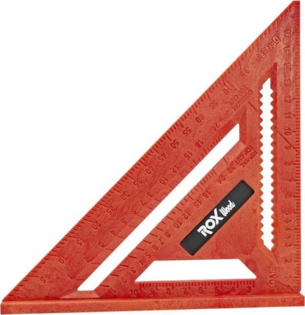Rox Wood 0022 Abs Plastik Üçgen Marangoz Gönye 175 Mm - Image 1