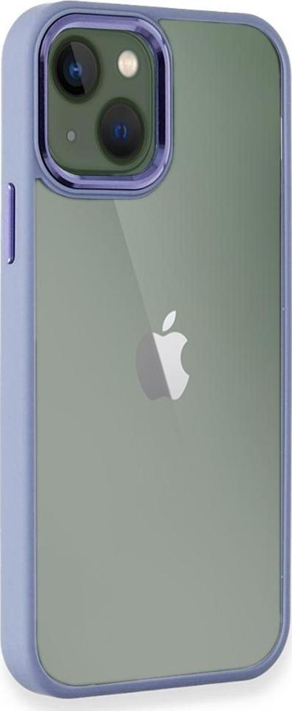 iPhone 13 Kılıf Luna Lens Kamera Çerçeveli Silikon Kapak - Image 1