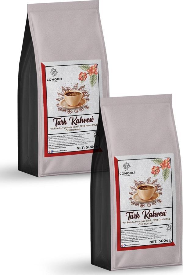 Comodo Coffee Türk Kahvesi Fırsat Paketi 2x500 Gr - Image 1