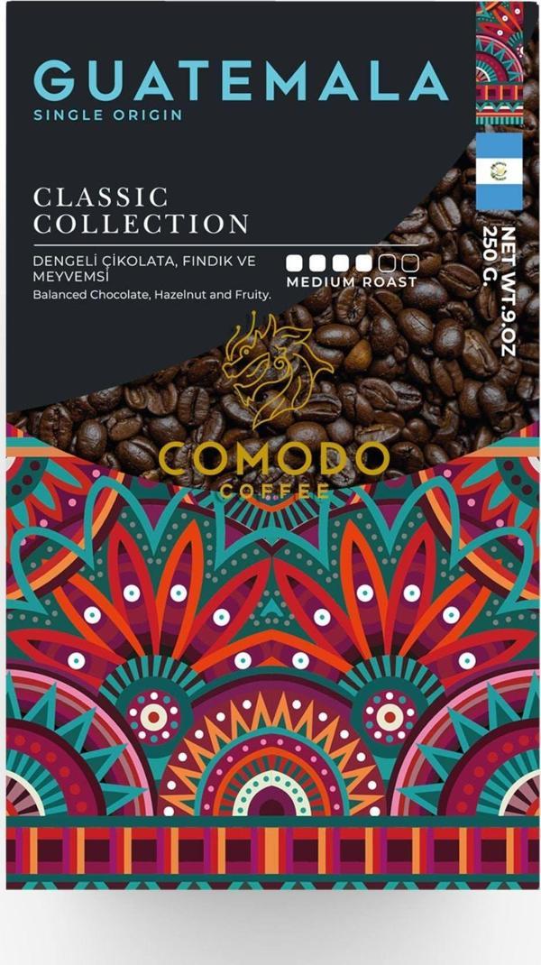 Comodo Coffee Guatemala Premium Gold Selection Filtre - Çekirdek Kahve 250 Gr - Image 1