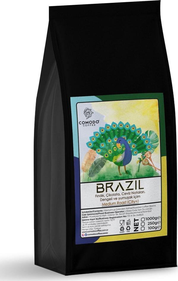 Comodo Coffee Brezilya Single Origin Kahve Çekirdek - Filtre 1000 Gr - Image 1